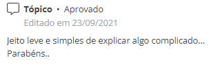 jeito leve e simples de explicar