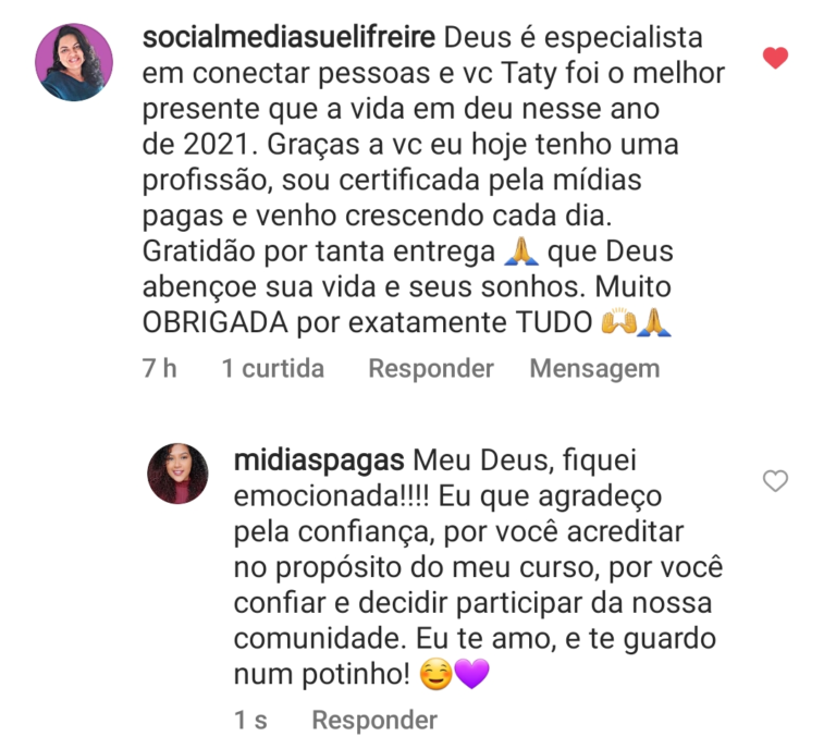 sueli socil media melhor presente